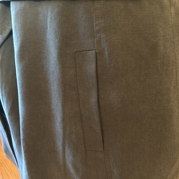 Long vest, belted, sz XL, taupe - Picture 4 of 7